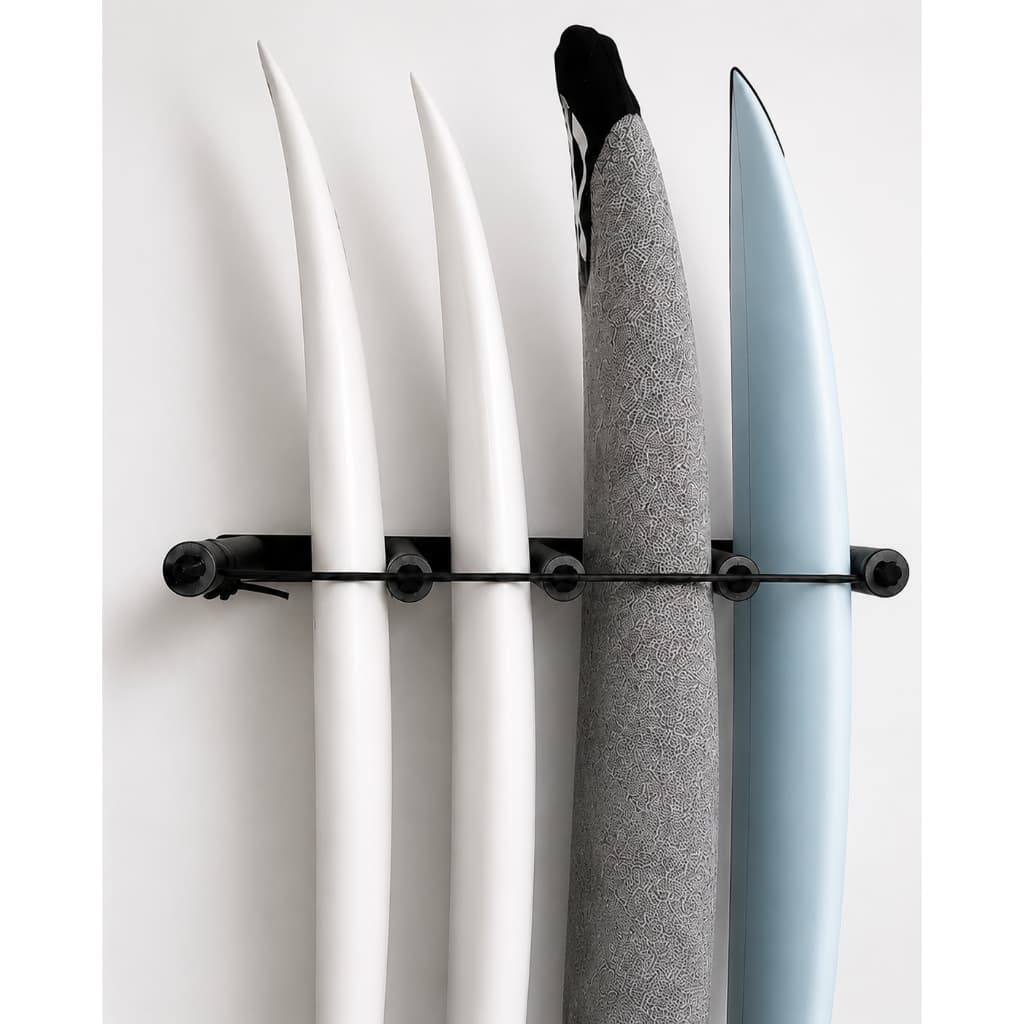 Suporte Rack De Prancha Para 4 Prancha de Surf em alumínio Não Enferruja