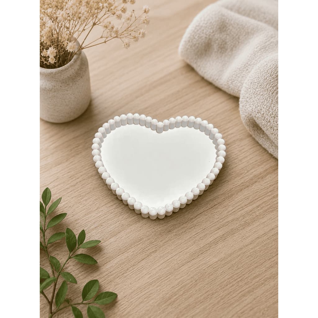 Bandeja Decorativa Coração | Porta Joias | Porta Perfumes | Porta Objetos | Impressão 3D