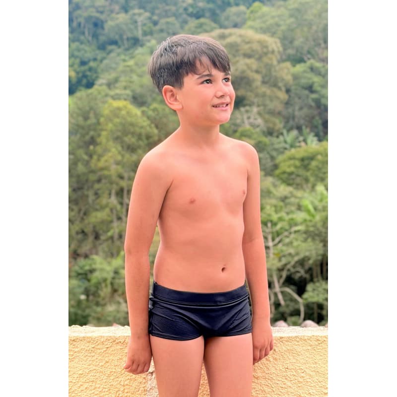 Sunga Infantil Poliamida Premium | Confortável | Secagem Rápida | Praia, Piscina e Natação | Menino
