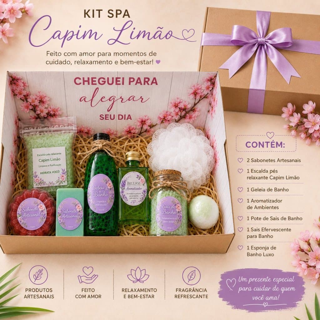 Kit Elegance Capim Limão - BellaSu