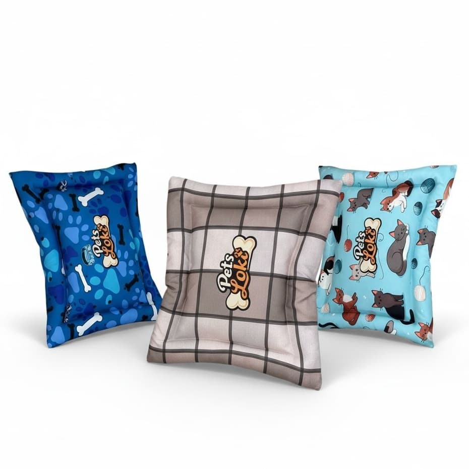 Cama para Cachorro Caminha Gato Pet Pequeno Médio Grande Lavável com Zíper Colchonete Promoção Barato Pets Loki