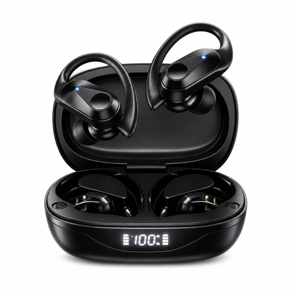 Fone Bluetooth Lenovo LP75 Esportivo HD com Microfone, Redução de Ruído e Som Potente