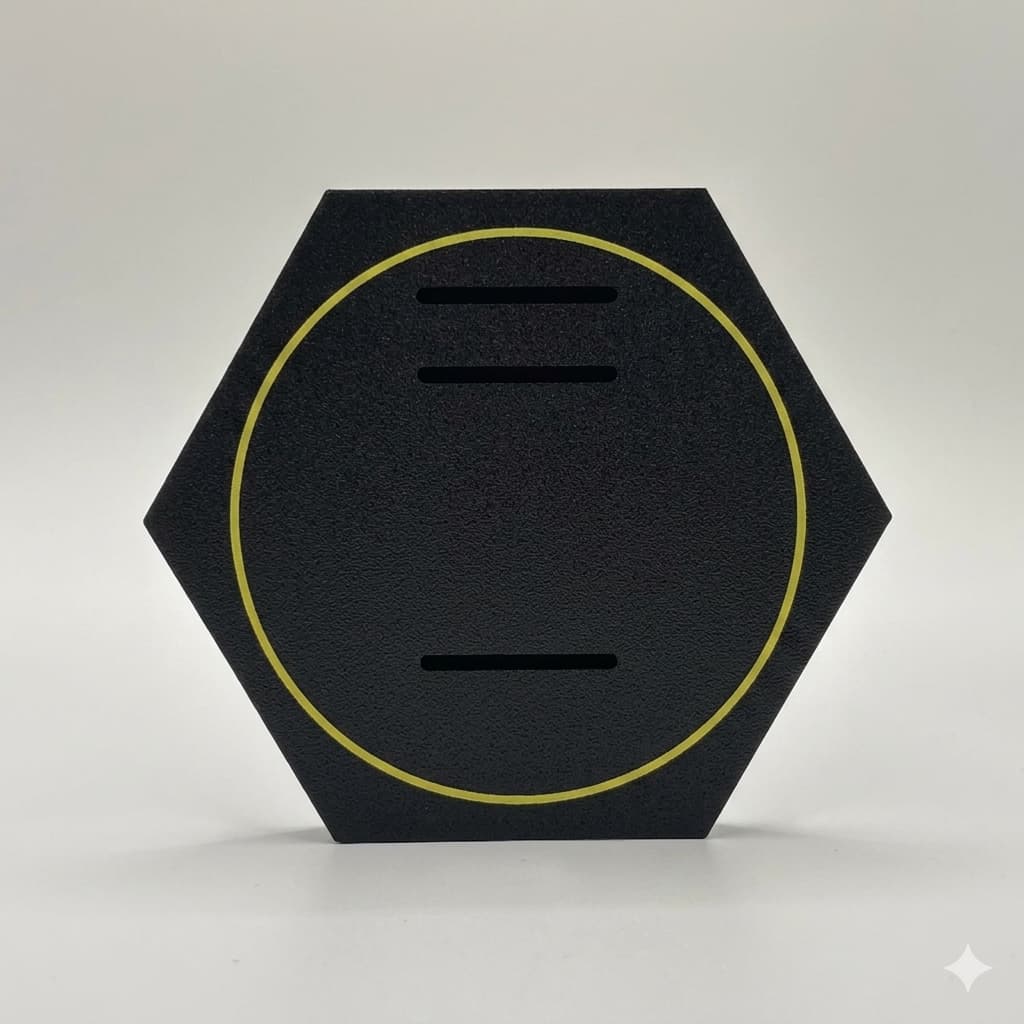 Expositor De Medalhas Hexagonal Modular Suporte De Parede