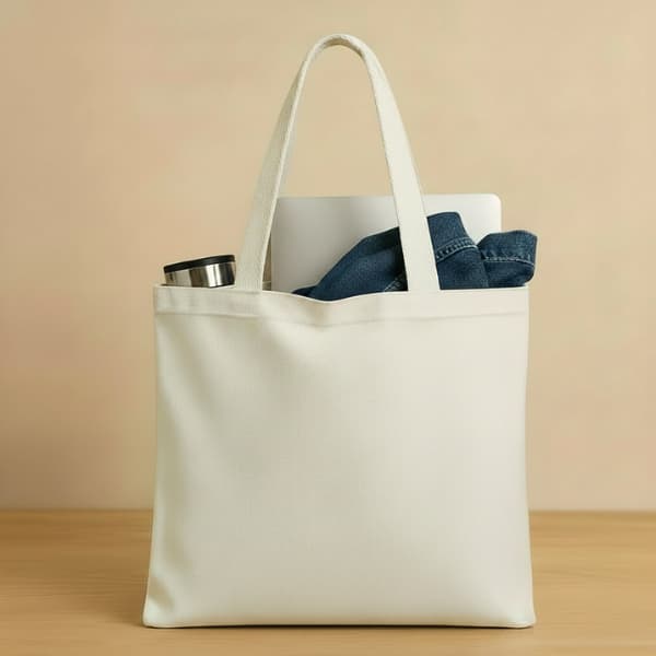 Sacola ecobag lisa Ecológica 100% algodão cru 40x40