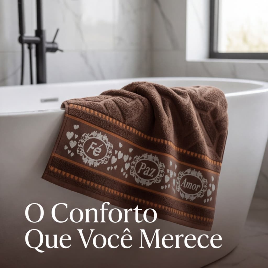 Toalha De Banho Bordadas Banhão Algodão 80x150cm