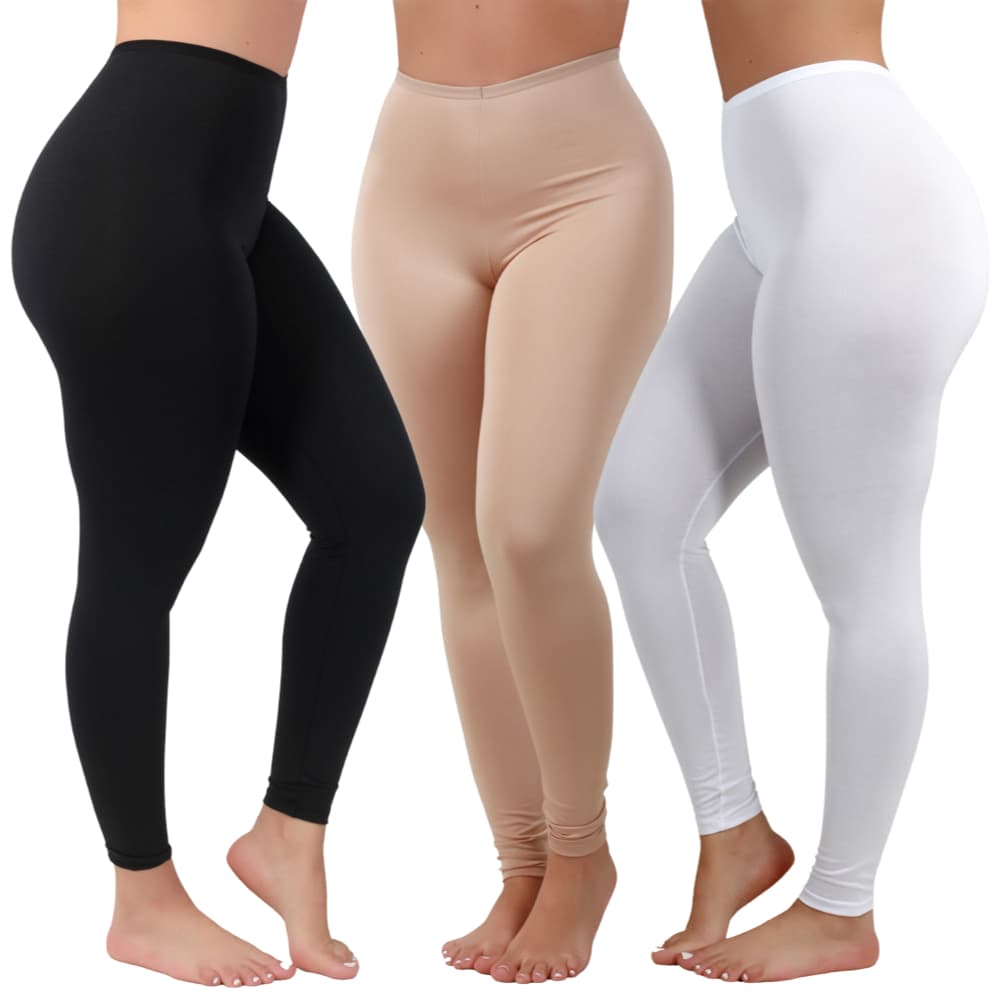 KIT 2 Calça Anágua Anti Atrito Segunda Pele Proteção Feminina Usar Por Baixo Evita Transparência
