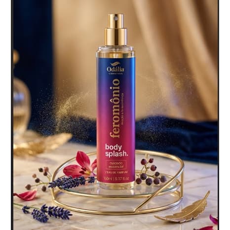 Body Splash Odália Cosméticos O Poder da Atração e Sedução Feromônio