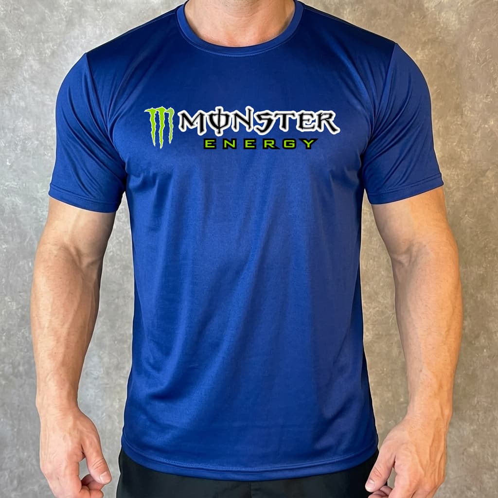 Camisa Dry Fit Masculina M.onster Corrida, Academia CrossFit AntiOdor Proteção uv50+