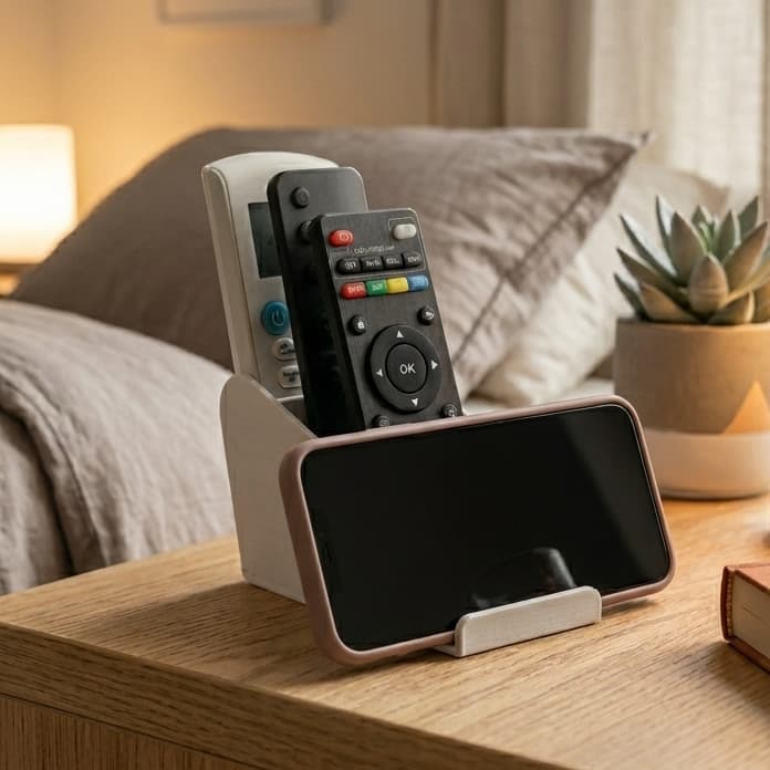 Suporte organizador para Controle Remoto + Celular