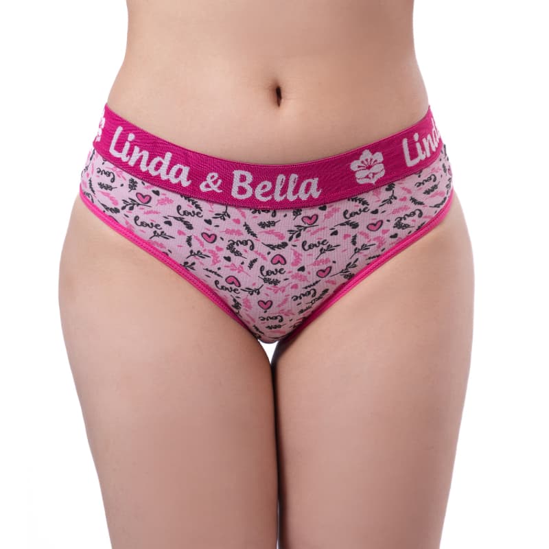 Kit 10 ou 5 Calcinha Cotton Algodão Estampada Adulto Promoção Cós Linda e Bella