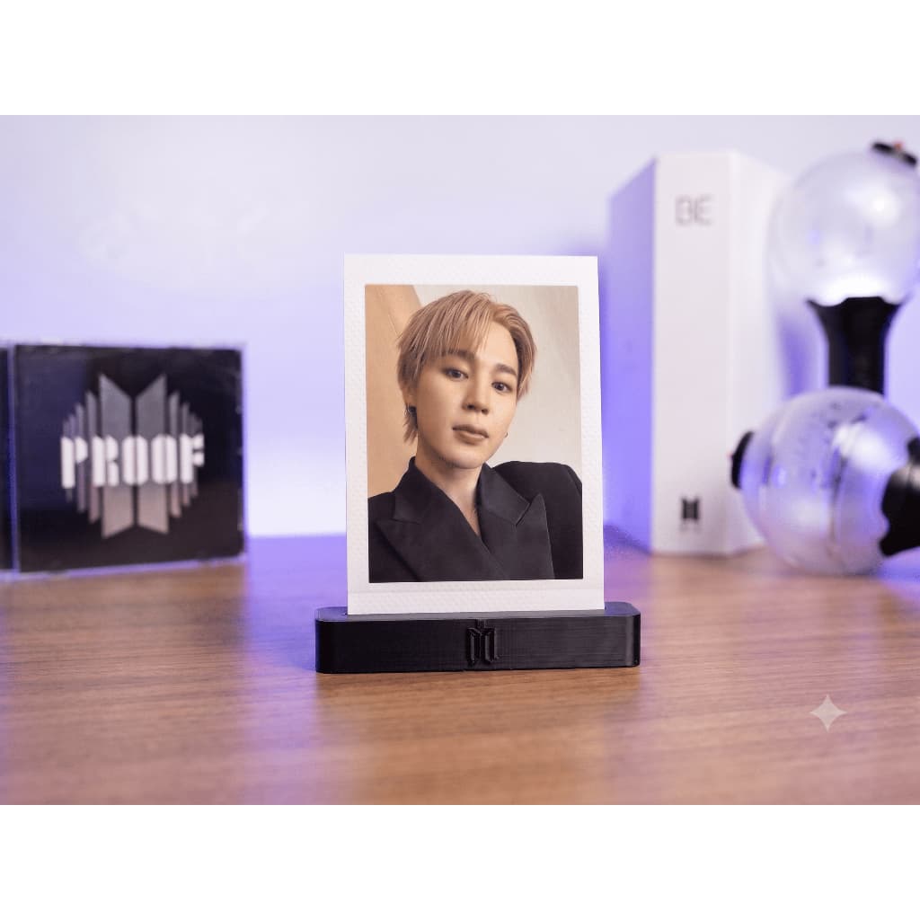 Porta Foto BTS ARMY: Suporte Photocard