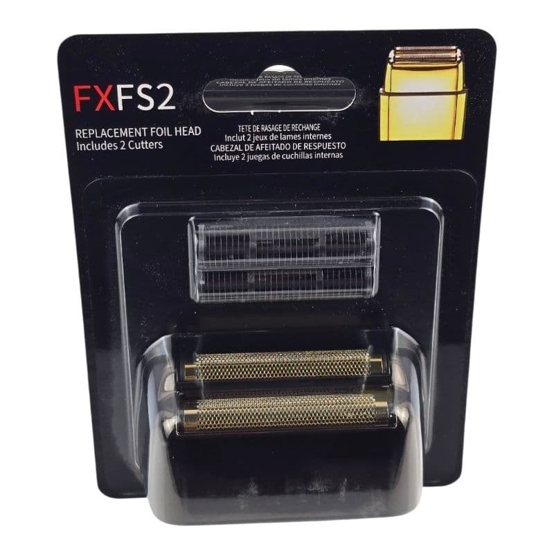 Refil Cabeçote Shaver Compatível Babyliss Pro FXFS2 FXRF2G Preto