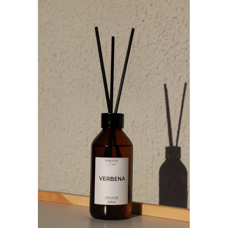 Difusor de Ambiente Verbena - 200ml, frasco em vidro, aromatizador de ambiente