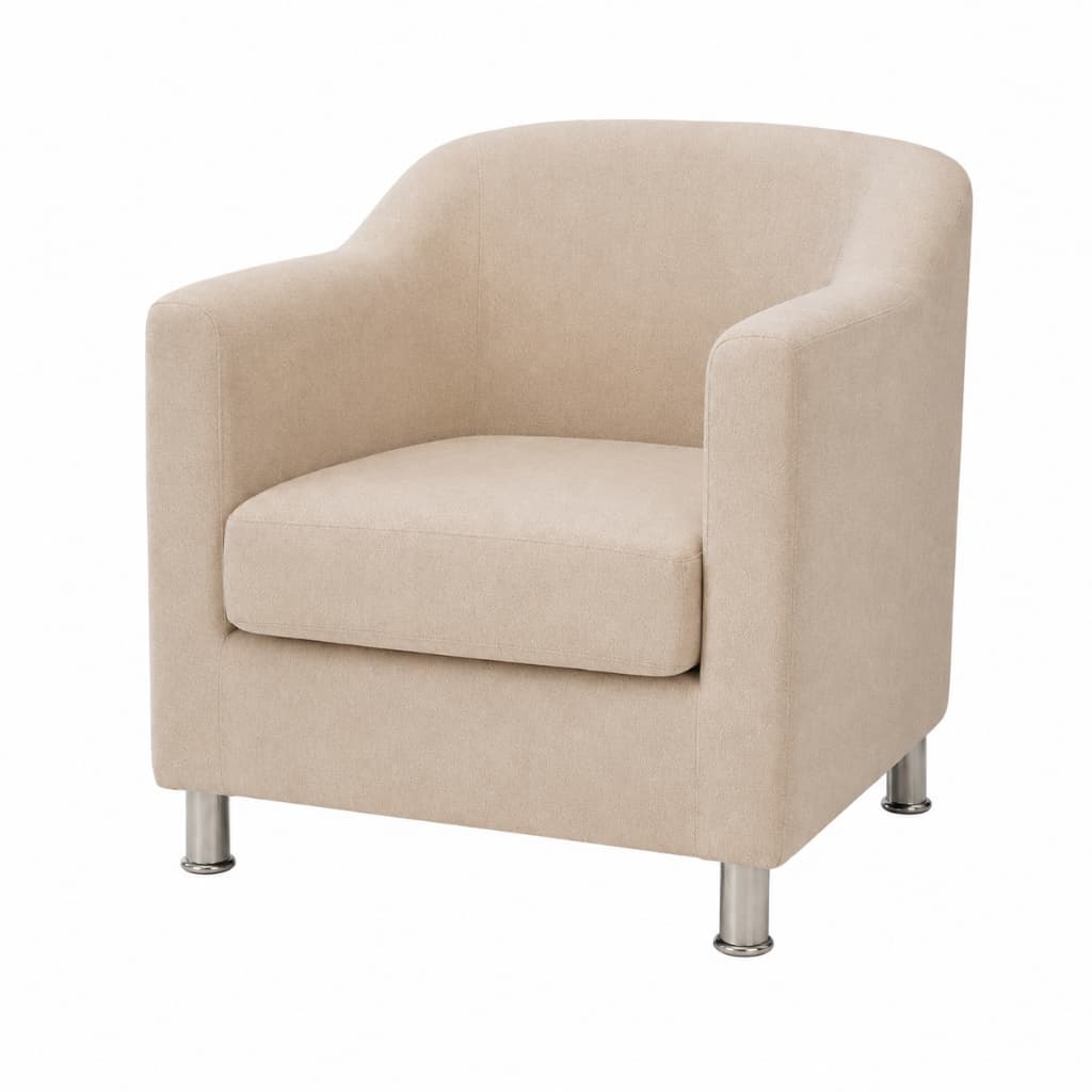 Poltrona Tilia Decorativa Estofada para Sala de Estar com Design Moderno