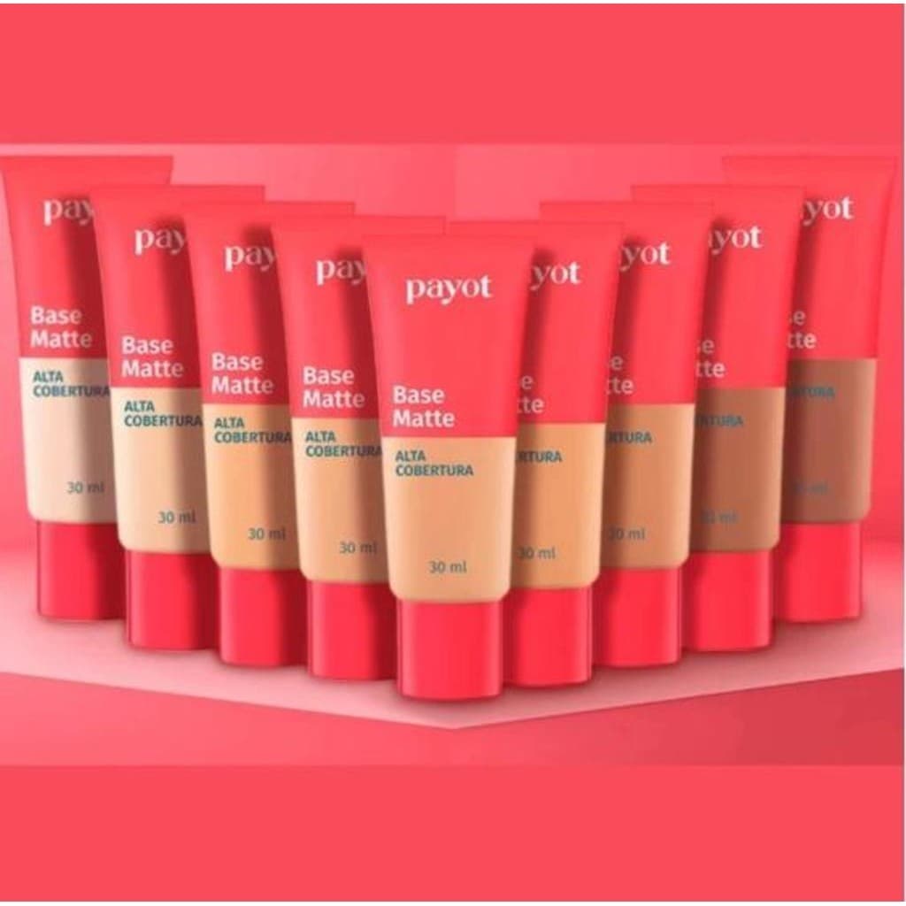 Base Matte Payot Alta Cobertura 30ml Cherrie Nova Boca Rosa