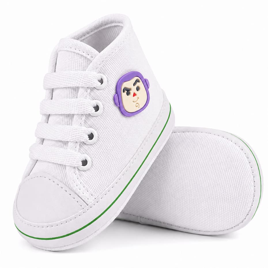 Tenis Bebe Botinha Robo Sapatinho Infantil Cano Alto Antialergico