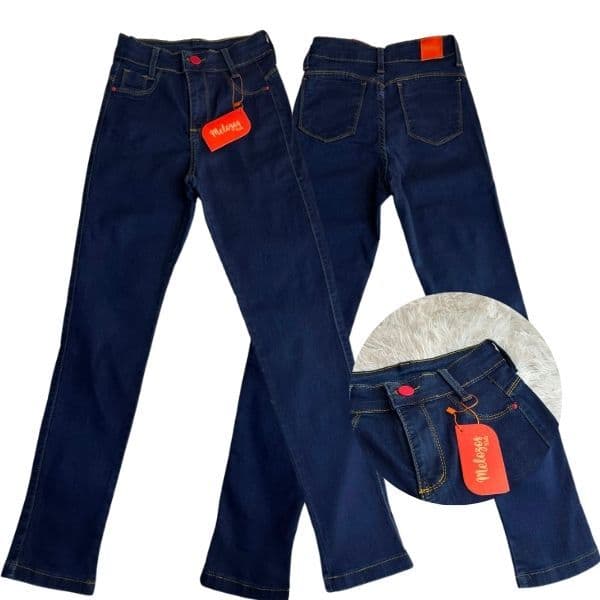 CALÇA SKINNY Infantil Menina confortável elastano tendência escola uniforme moda