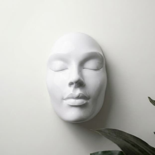 Face Humana de Parede para Clínica, Harmonização Facil, Botox, Preenchimento, Estética,  Face