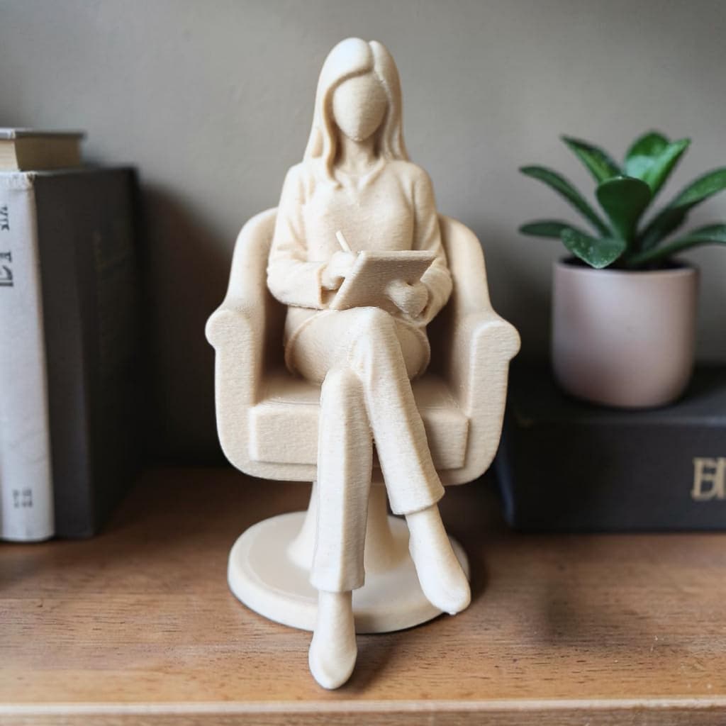 Escultura Decorativa Psicologa Profissões Psiquê Mente Freud