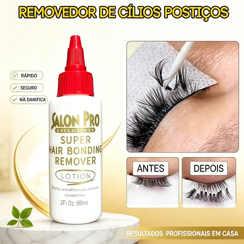 Removedor Salon Pro 60ml Profissional Para Cílios e Extensão