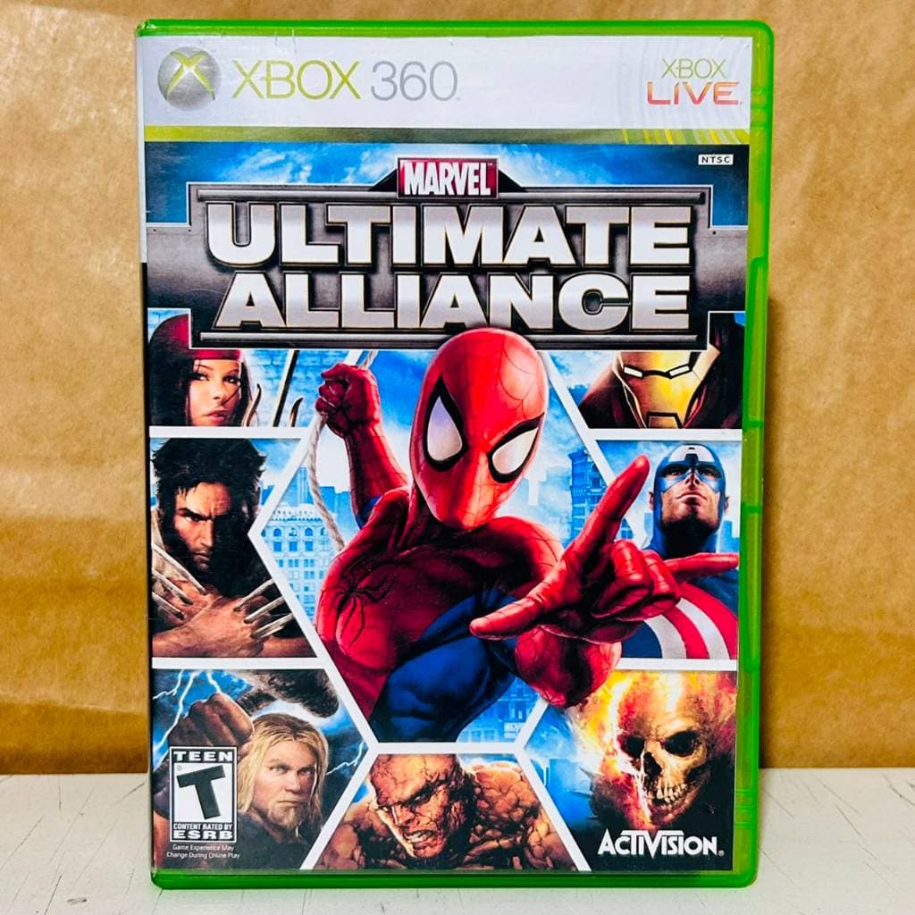 Ultimate Alliance Mídia Física Seminovo Original Xbox 360