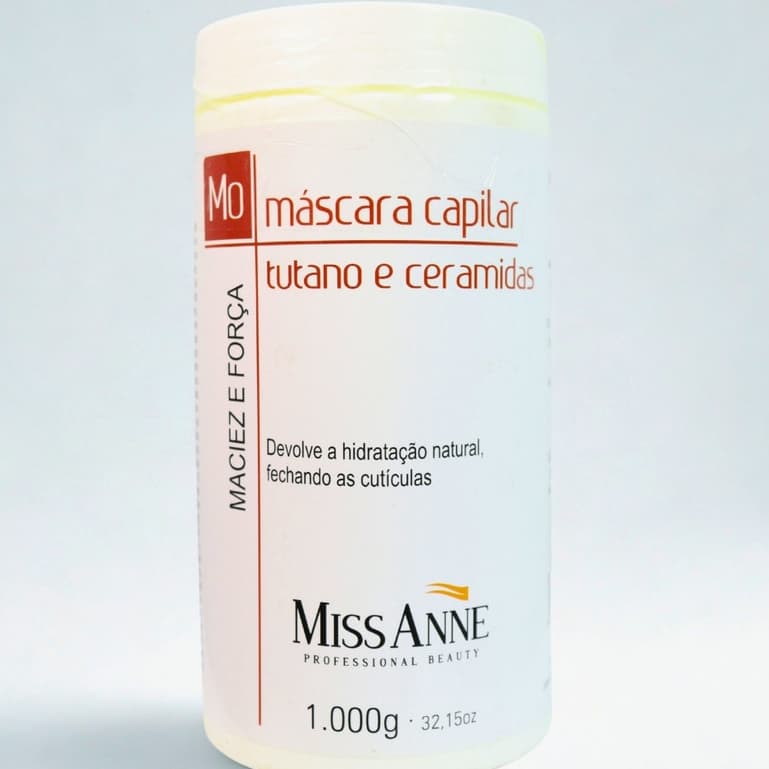Máscara Capilar Tutano e Ceramidas Nutrição Miss Anne 1kg