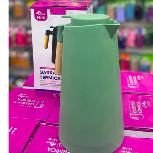 Garrafa Térmica de Água 1 Litro com Termômetro LED