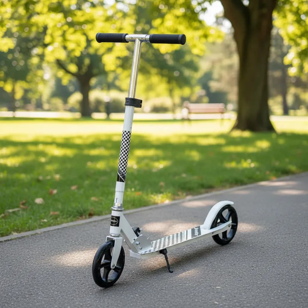 Patinete Infantil E Juvenil Crianças Dobrável 100kg BRANCO