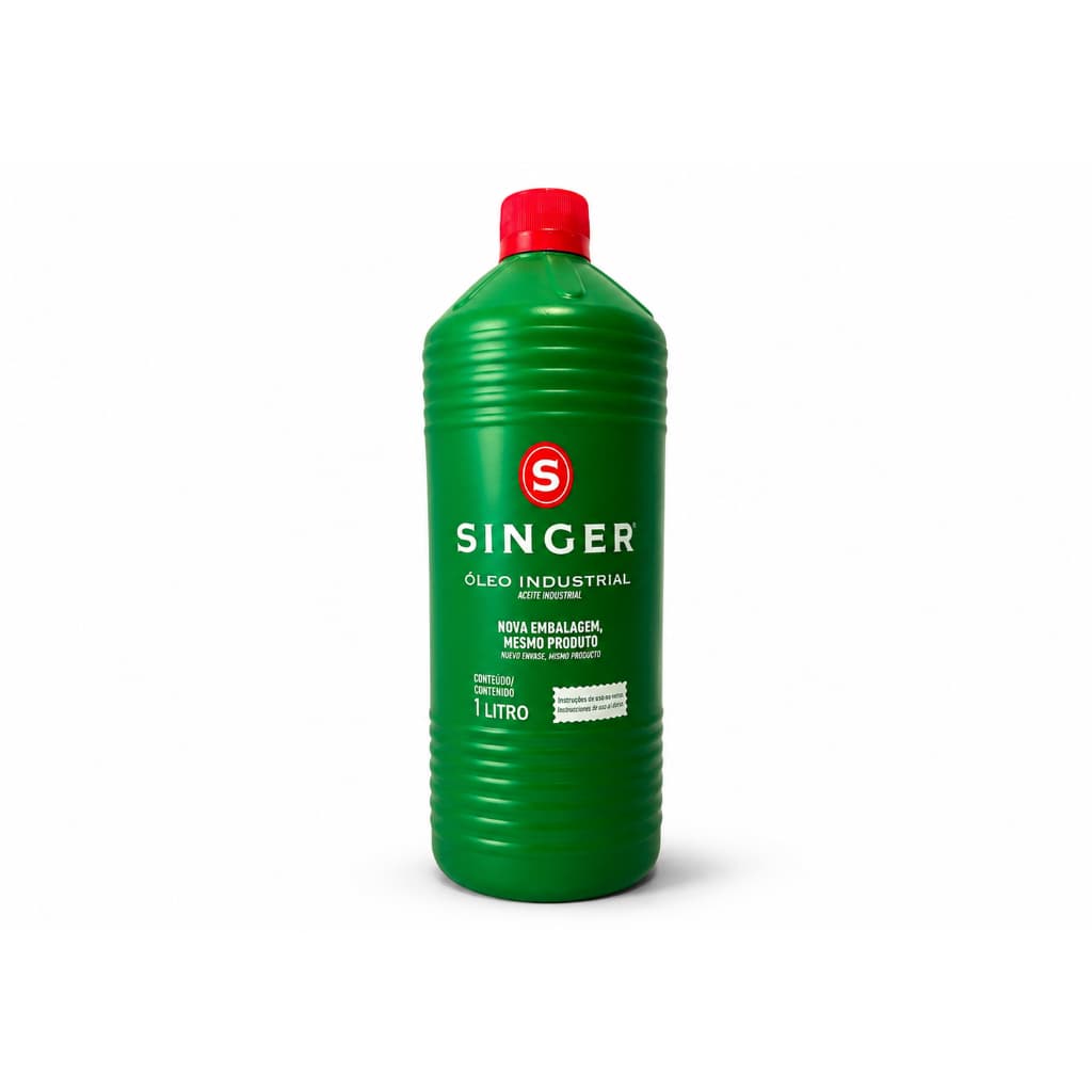 Óleo Industrial para Máquinas de Costura SINGER 1 Lt ISO VG-22 Lubrificante Multiuso