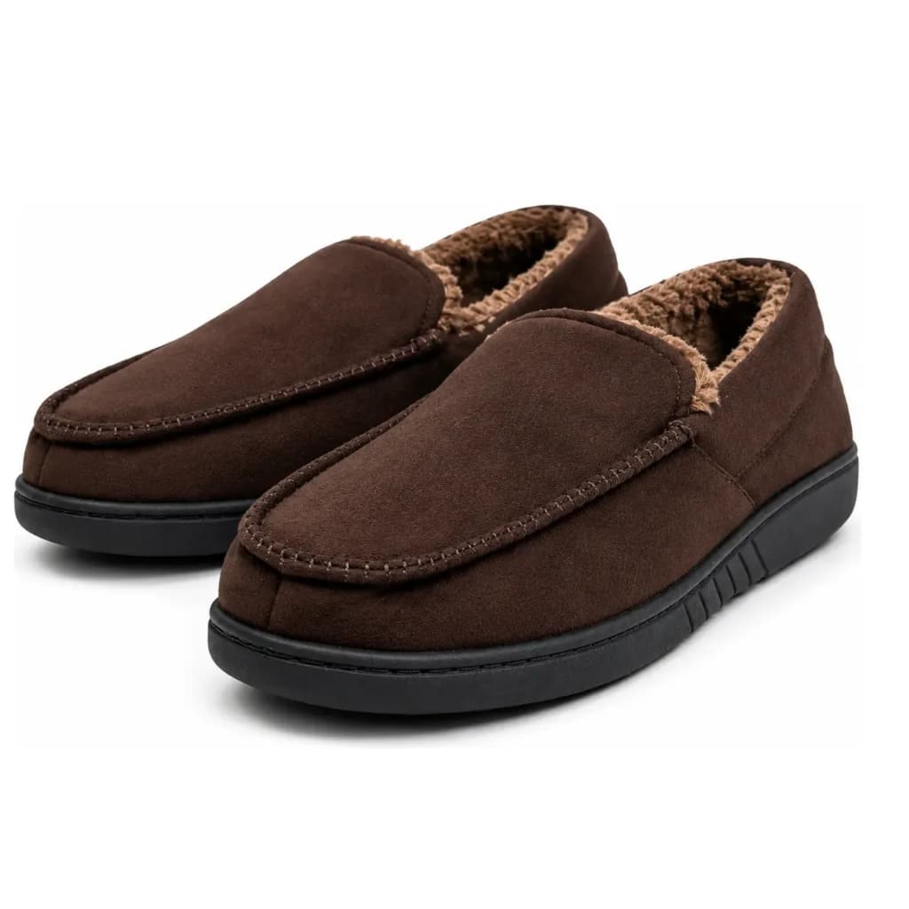 Pantufa Masculina Franciscana Forrada com Lã Térmica Confortável Antiderrapante Inverno Quentinha