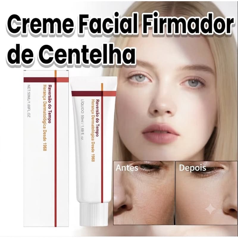 Creme Facial Centella Asiática Hidratante Coreano Reparador Calmante Anti-Idade Firmador 50ml Original
