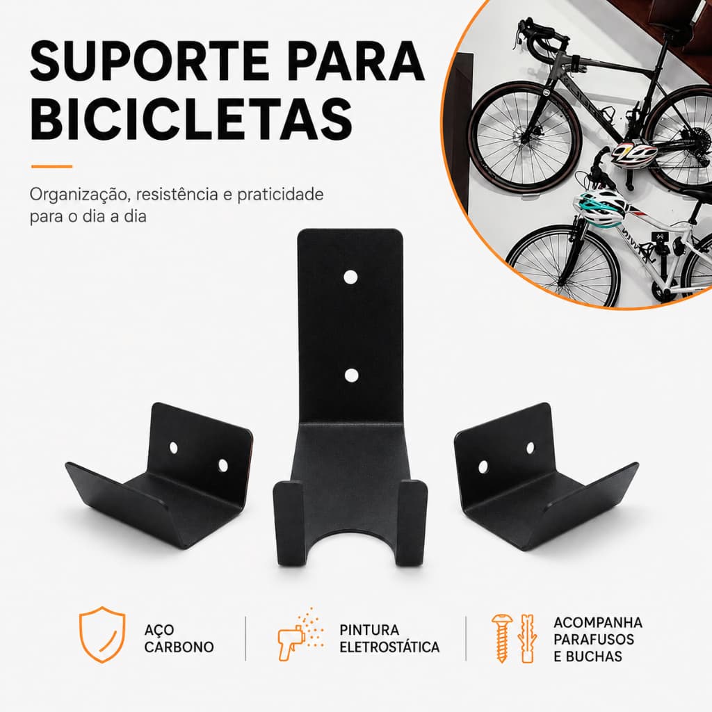 Suporte de Bike Bicicleta Fixo Parede Universal Speed MTB