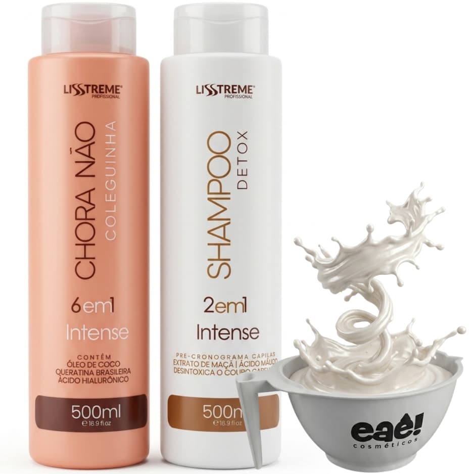 Kit Progressiva Chora Não Coleguinha 0 % FORMOL de 500ml LISSTREME