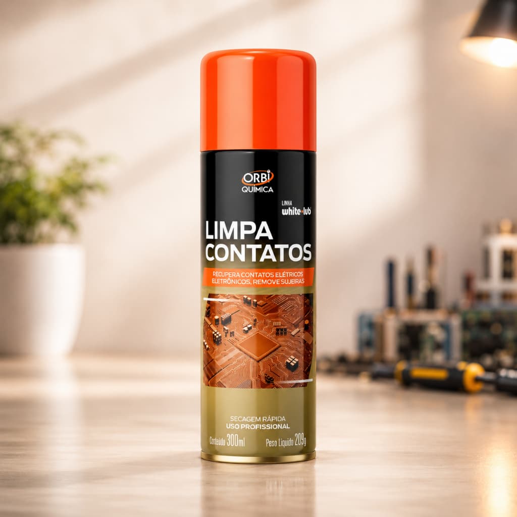 Limpa Contato Spray Orbi 300ml – Limpeza de Placas e Componentes Eletrônicos