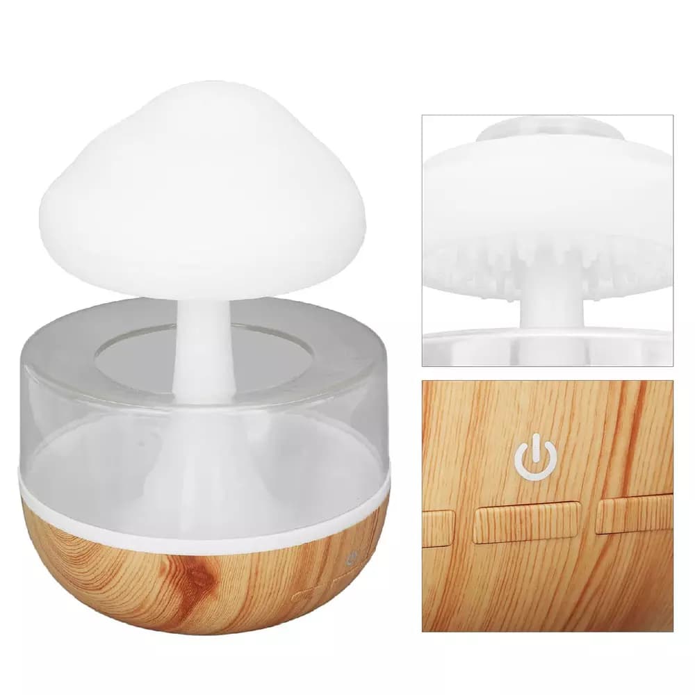 UMIDIFICADOR RAIN CLOUD NUVEM CHUVA 300ML KREIZ KR201