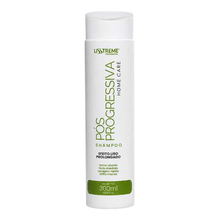 Shampoo Home Care 300ml Pós Progressiva LissTreme - Brilho, Maciez e Liso Duradouro