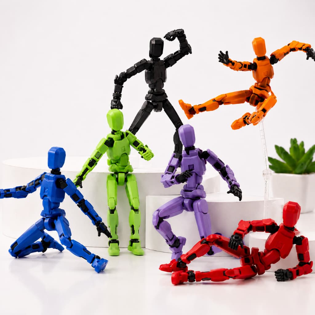 Boneco Dummy 13 Articulado Infantil Action Figure Robô Articulado de Manipular e Montar Acessórios