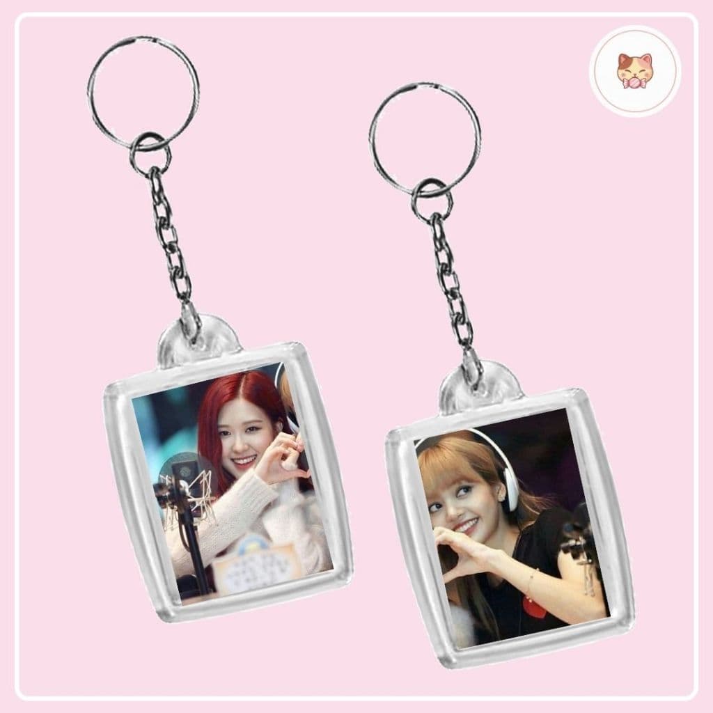 Kit 2 chaveiros Lisa e Rose BLACKPINK k-pop para amigas chaelisa