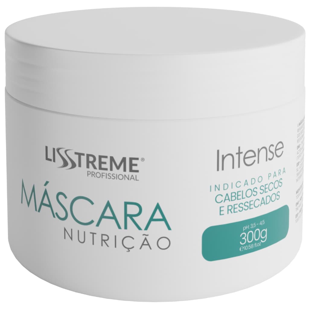 Mascara Nutrição LissTreme 300ml Alta Performance Tratamento Capilar