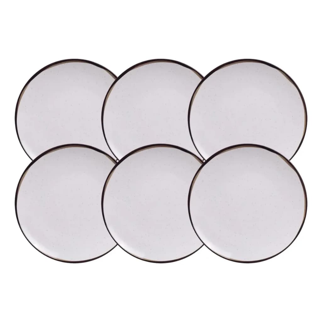 Kit 6 Pratos De Sobremesa Canyon Filete Porcelana Tramontina