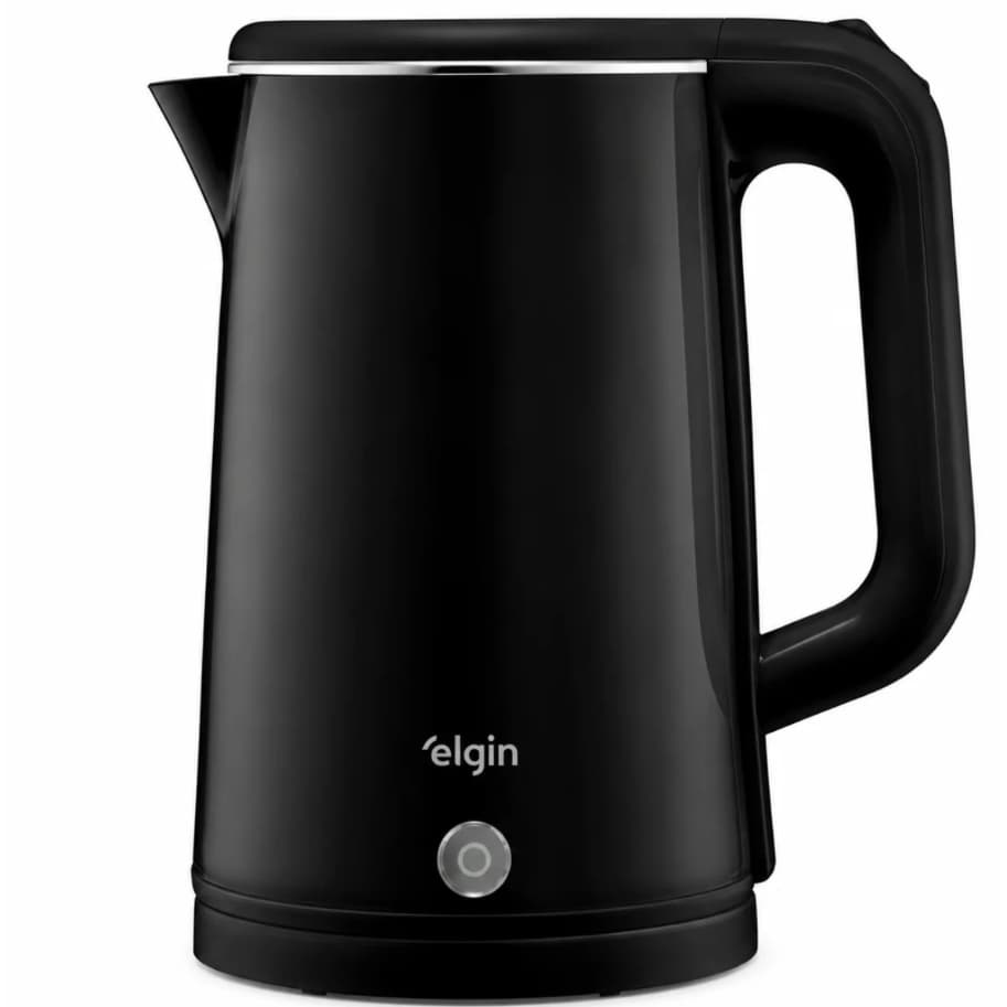 Chaleira Elétrica Elgin Slim 1.200W 127v 1,8L Desligamento Automatico Preta