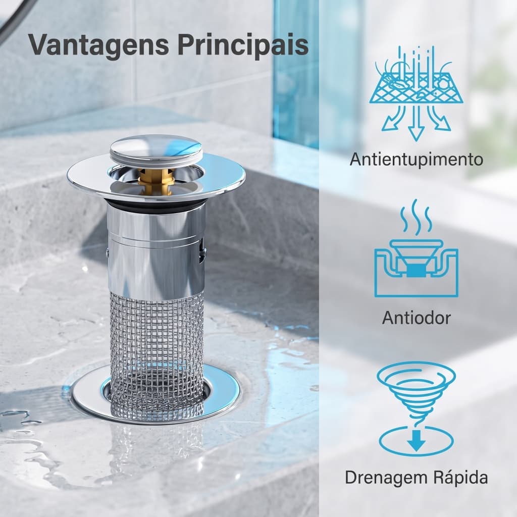 Tampa Bacia Pressão Anti Vazamento Anti Odor Para Banheiro Cozinha