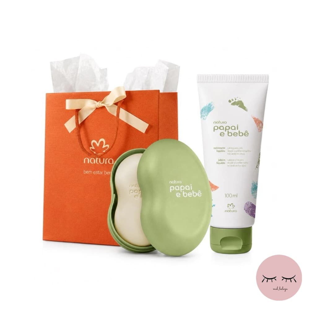 Kit Presente Papai Bebê Natura Mamãe Bebê