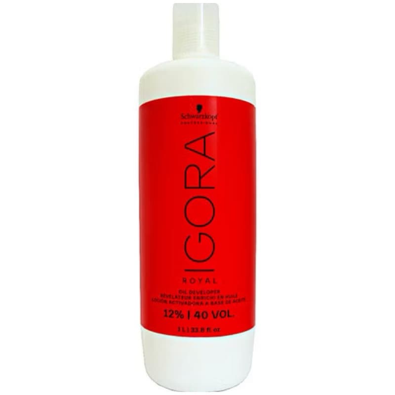 Água oxigenada  1 litro Igora Volume 10,20,30 ou 40