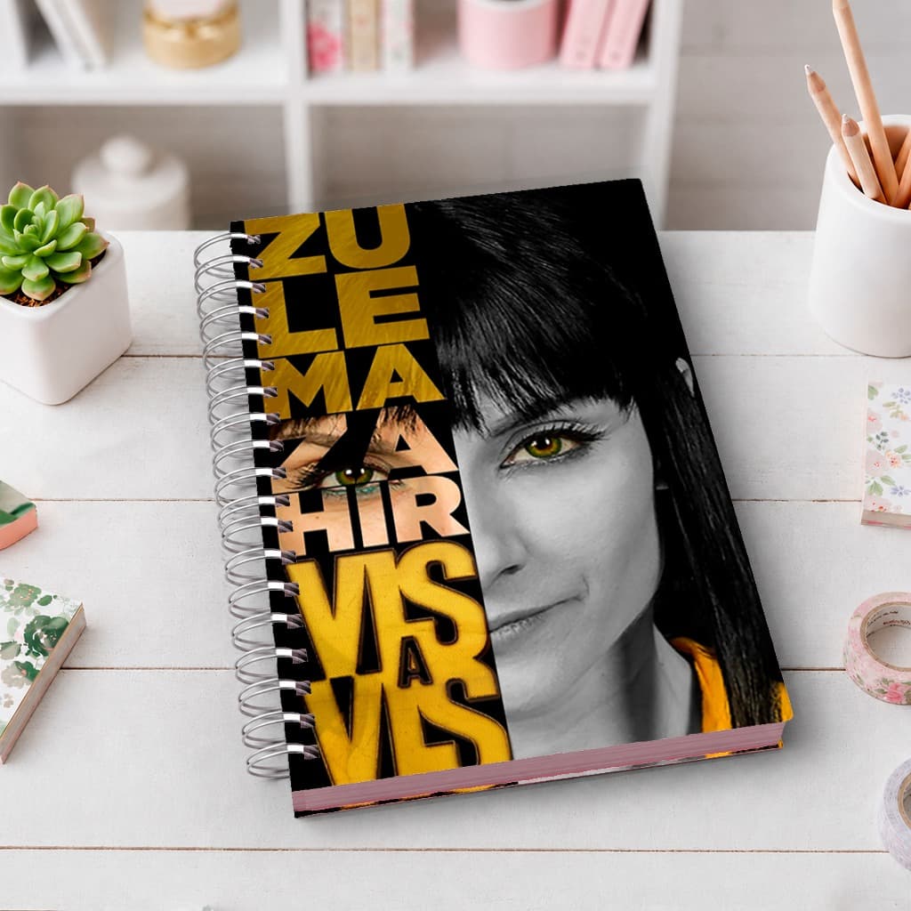 Caderno A5 Locked Up (Vis a Vis) | Capa Dura Premium | Wire-O | 80 Folhas | Ideal para Estudos