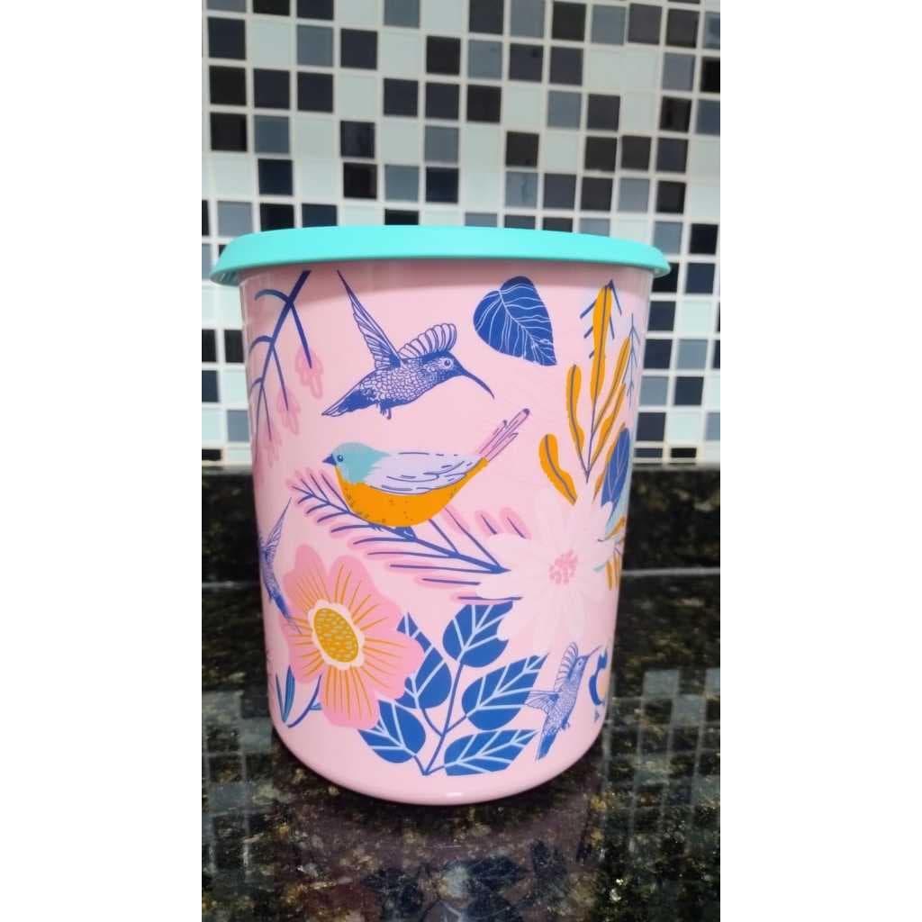 Kit 2 Tupperware Instantânea Mágica Vila das Flores 3,3 litros e 2,2 litros Rosa