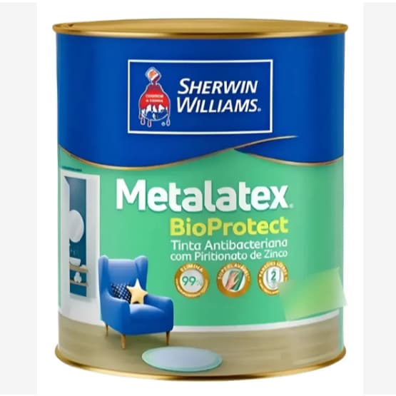 Tinta Acrilica Semiacetinado Branco Metalatex Bioprotect Sw