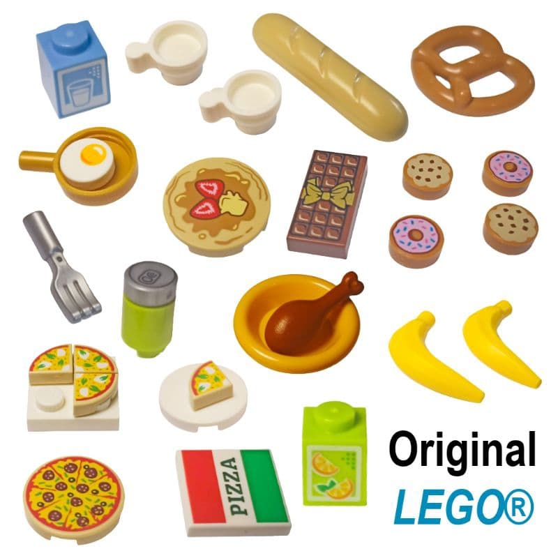 Comidas e Bebidas Lego Original – Comidinha Lego