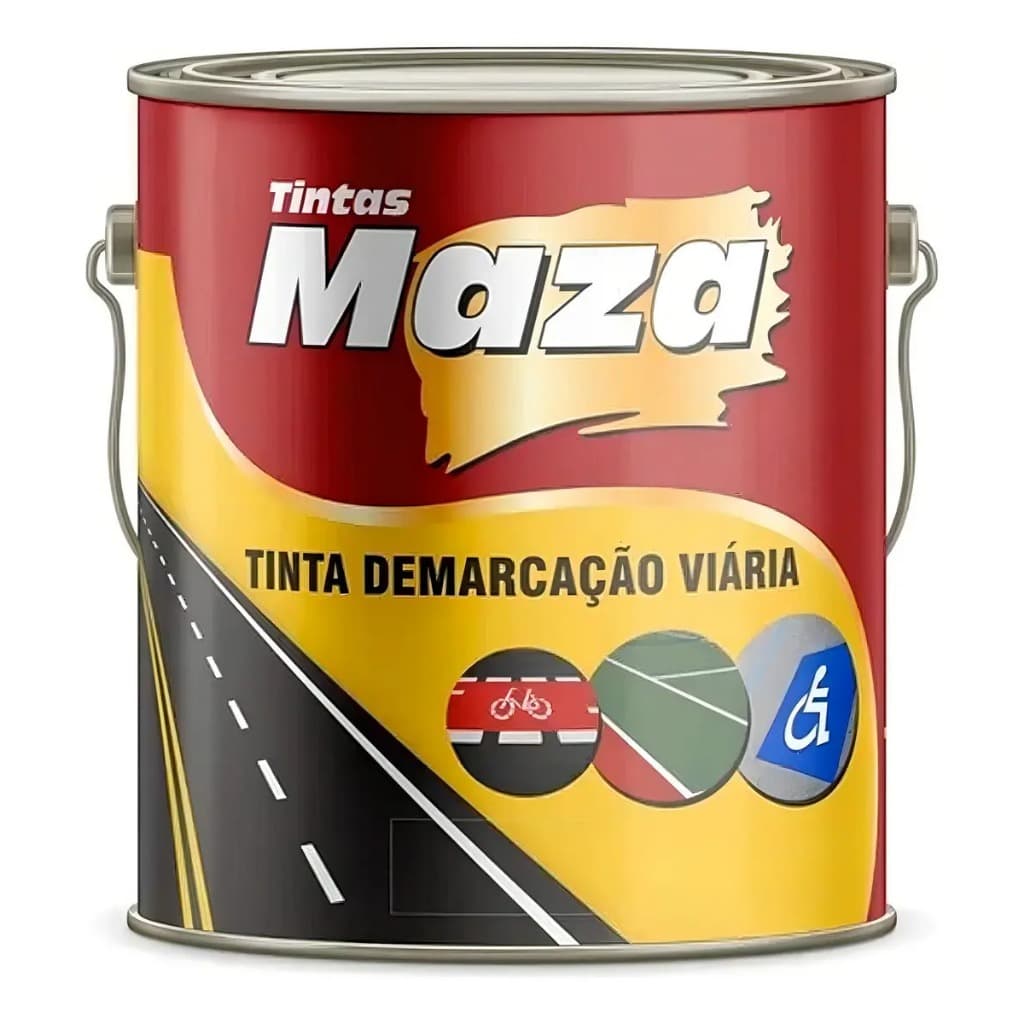 Tinta Demarcação Viária 3,6Lt Amarelo DNIT 3,16, ABNT NBR 11862:2020 e ABNT NBR 8169:2009
