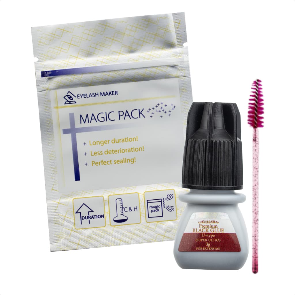 Cola para Extensão de Cílios Elite Super Ultra 3ml Preta Clássico e Volume Russo Lash Pro